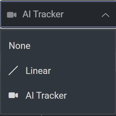 AI Tracker in Video Studio